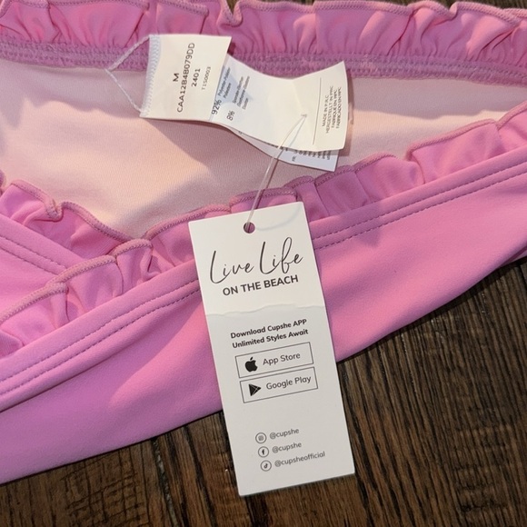 NWT CUPSHE Size Medium Swim Bottom - Picture 3 of 4
